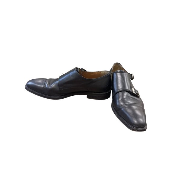 Wall & Water mens black leather dress shoes oxfords Size 11 SKU 6844 main image 10